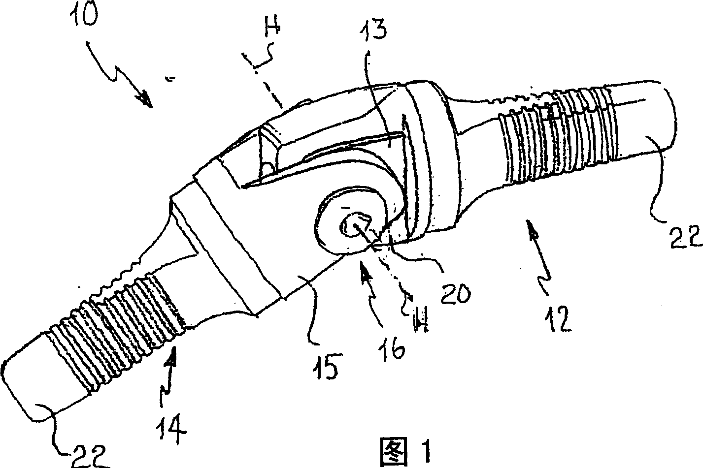 Articular prosthesis for metacarpus-phalangeal or interphalangeal use