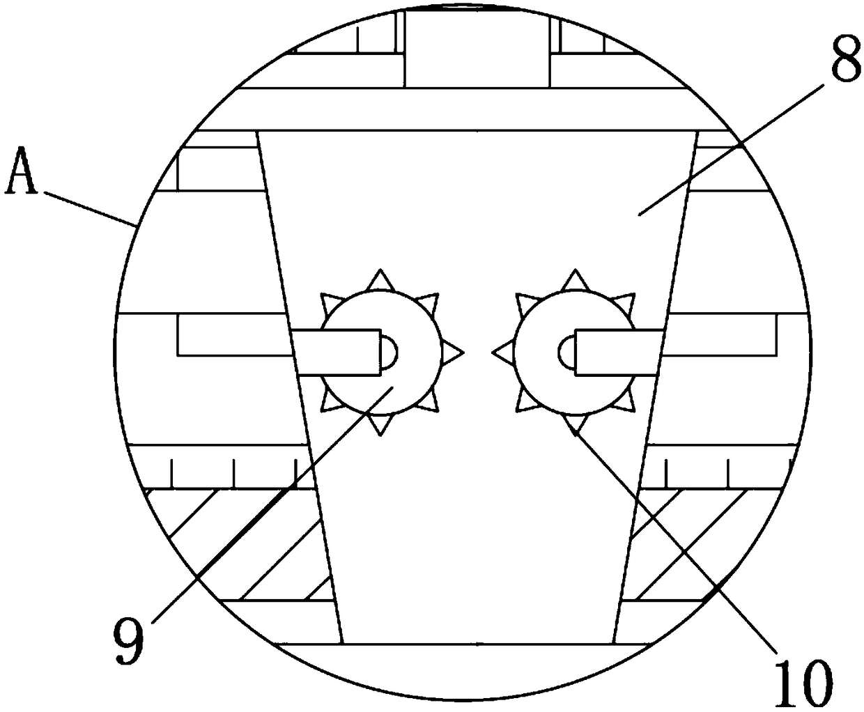 Fish meat stuffing making device for fish balls