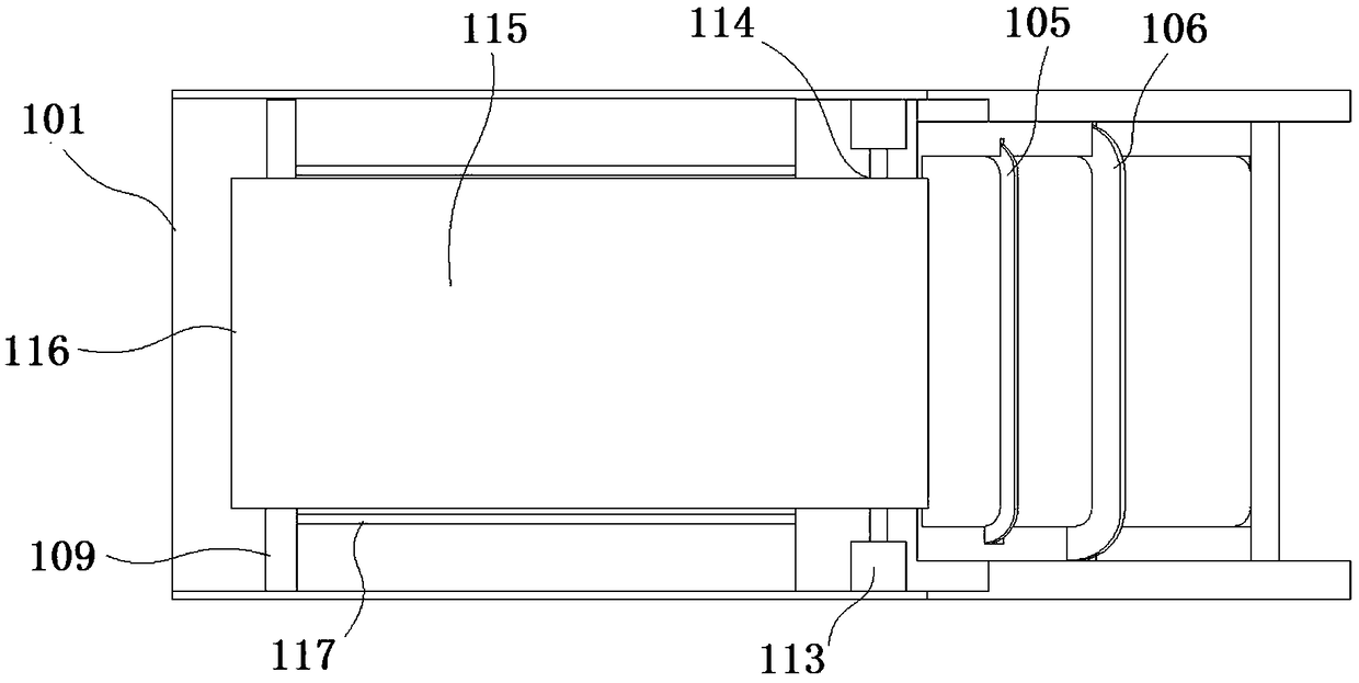 Discharging and sorting device for color sorter