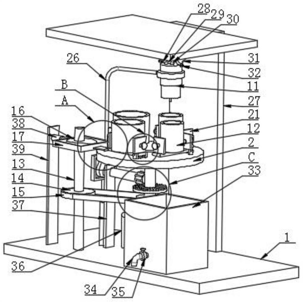 Dispensing device for nursing department