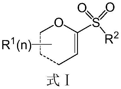 Suzuki-Miyaura coupling reaction using alpha-O-alkenyl sulfone as electrophilic reagent and application thereof