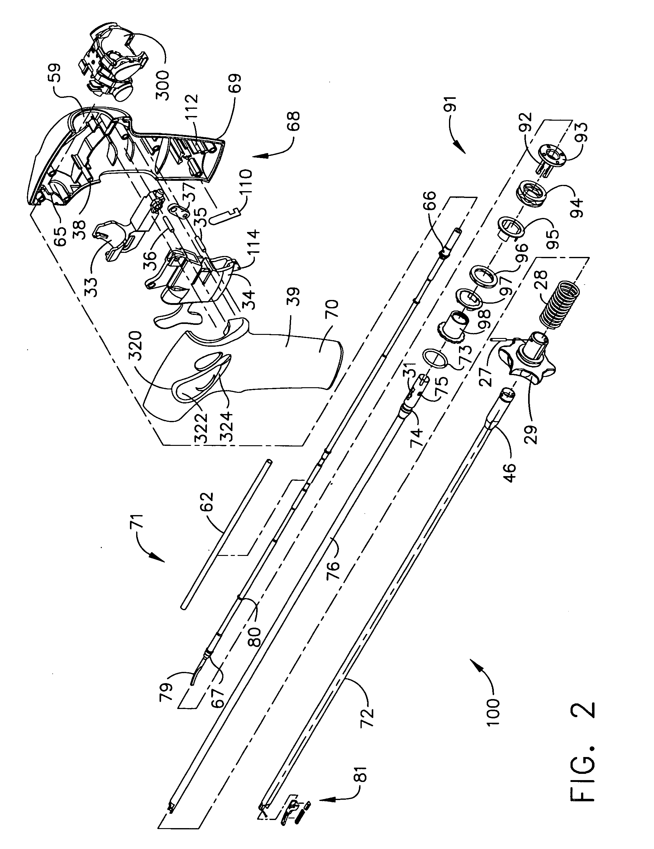 Clamp mechanism for use with an ultrasonic surgical instrument