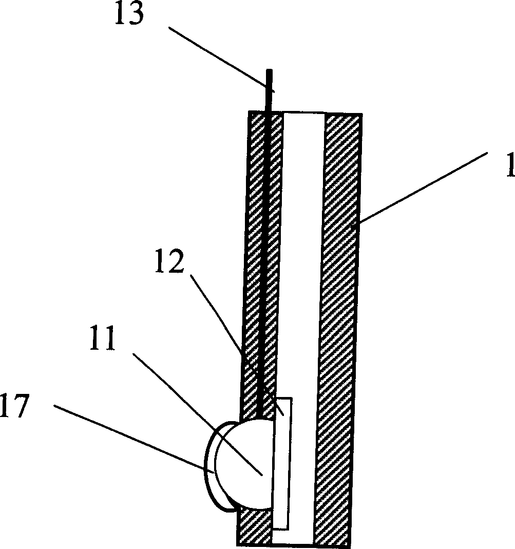 Dimesize non-traumatic monitoring system of pressure and temperature for internal envirnoment or bronchia