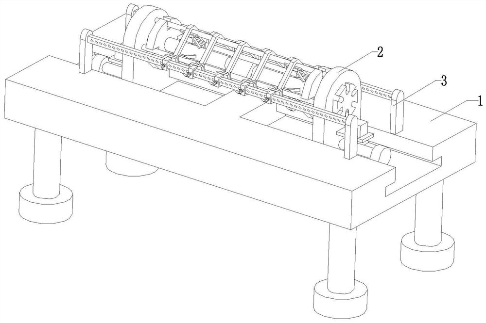 Building construction steel structure assembly machining method