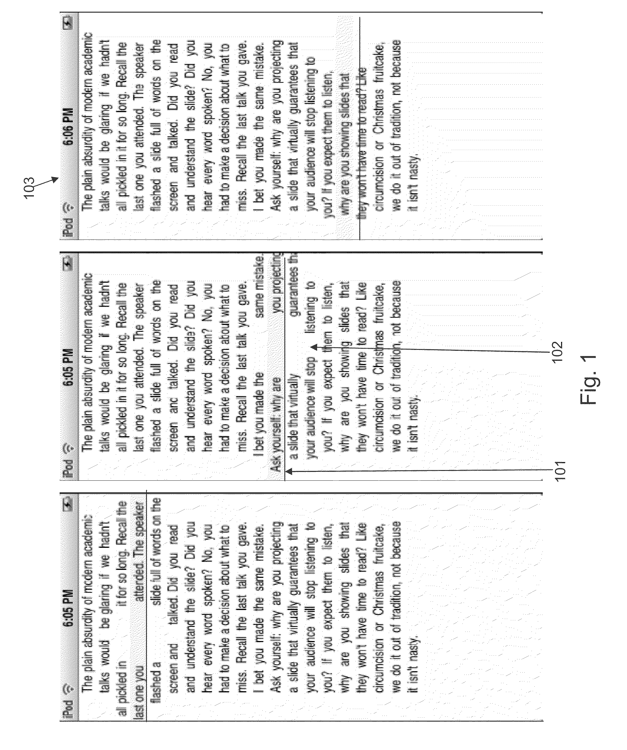 Finger occlusion avoidance on touch display devices