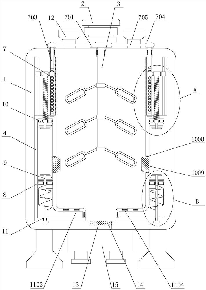 Production device and production method for preparing polyaluminum chloride from environment-friendly aluminum slag