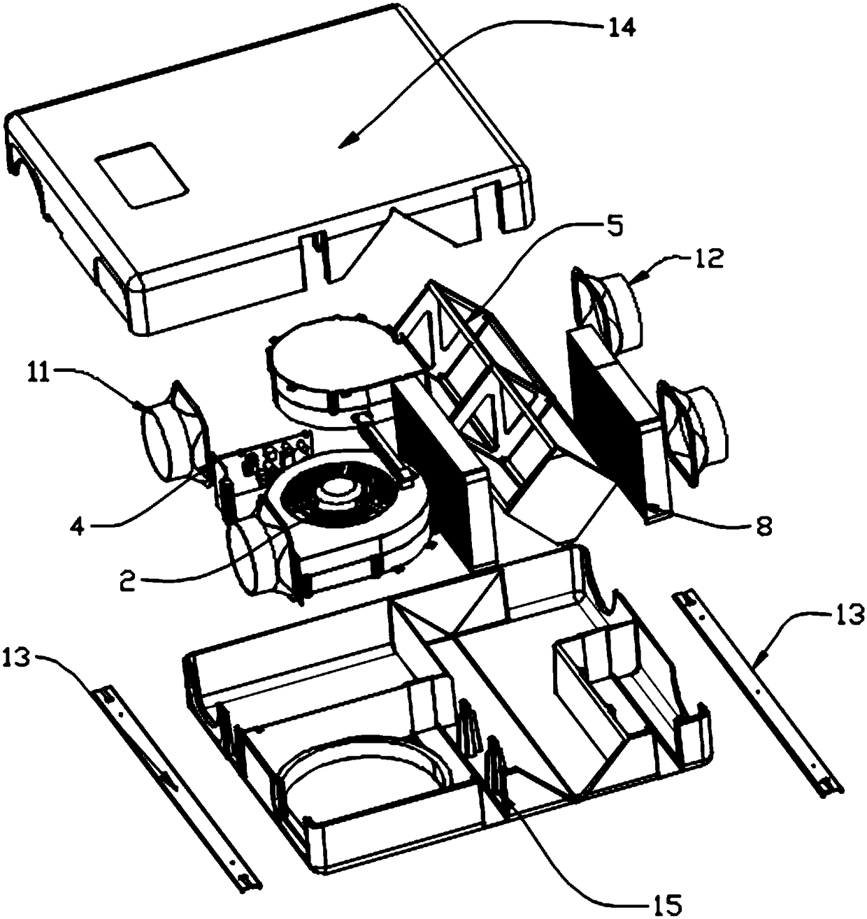 Automatic adjusting fan and method