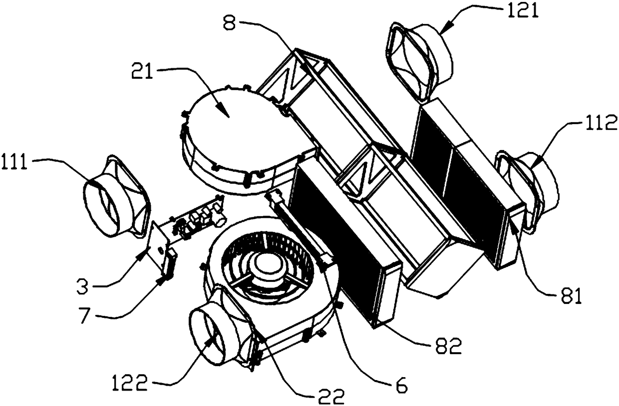 Automatic adjusting fan and method