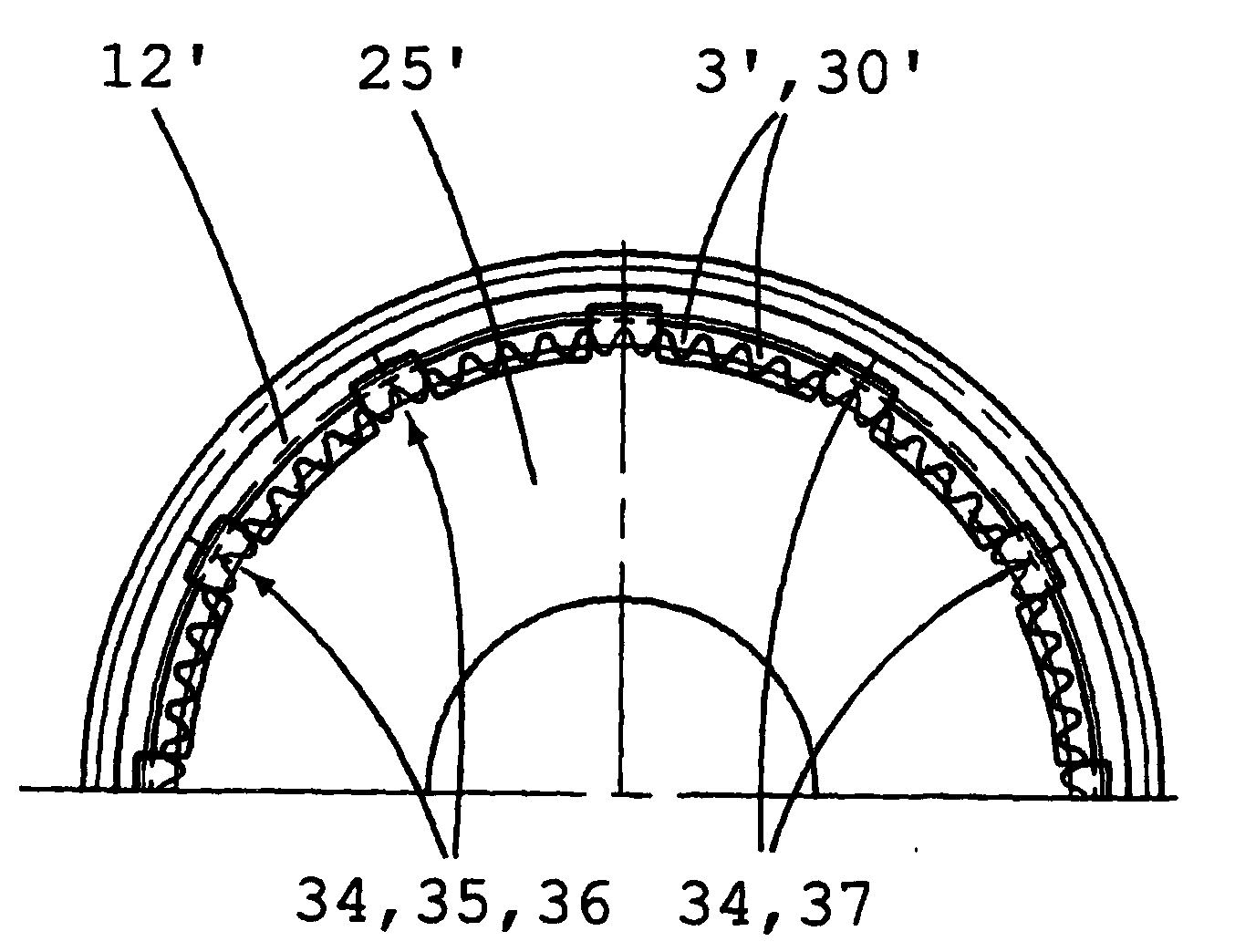 Arrangement of a planetary gearset