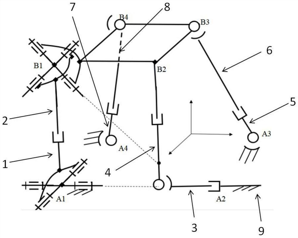 Parallel Mechanism with Two Movement Modes of 3r1t and 2r2t