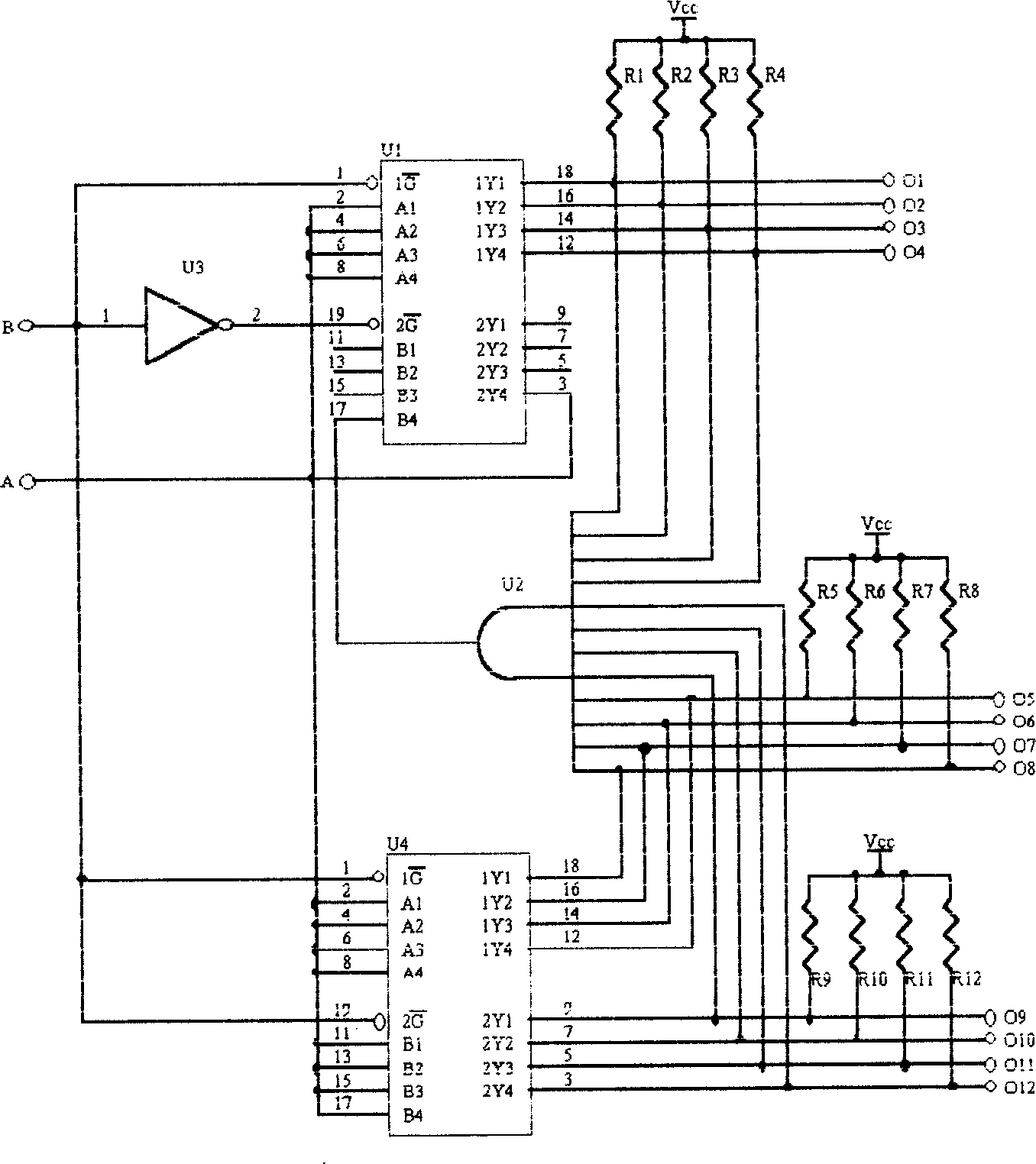 Dirve circuit of monobus