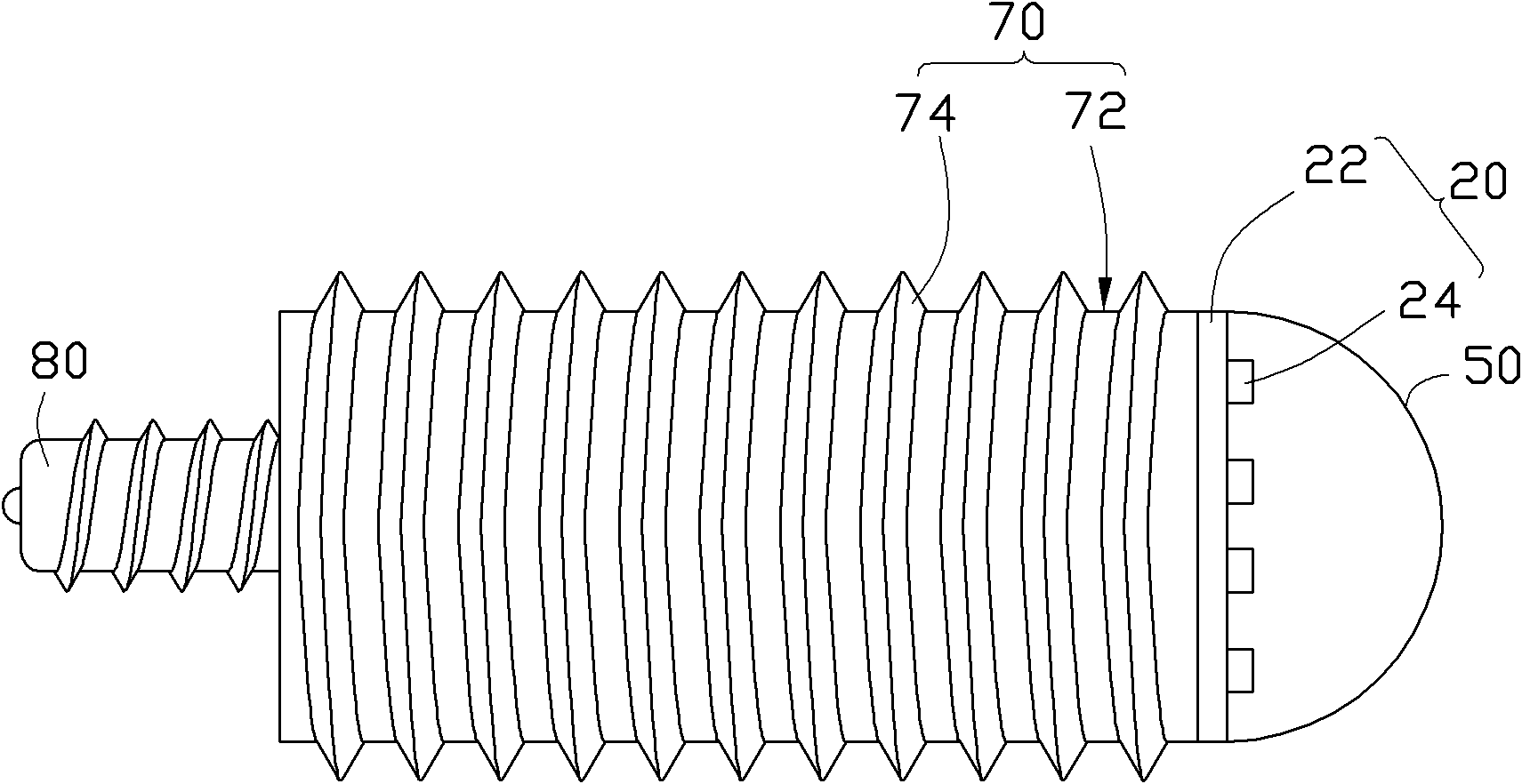 Light emitting diode (LED) device