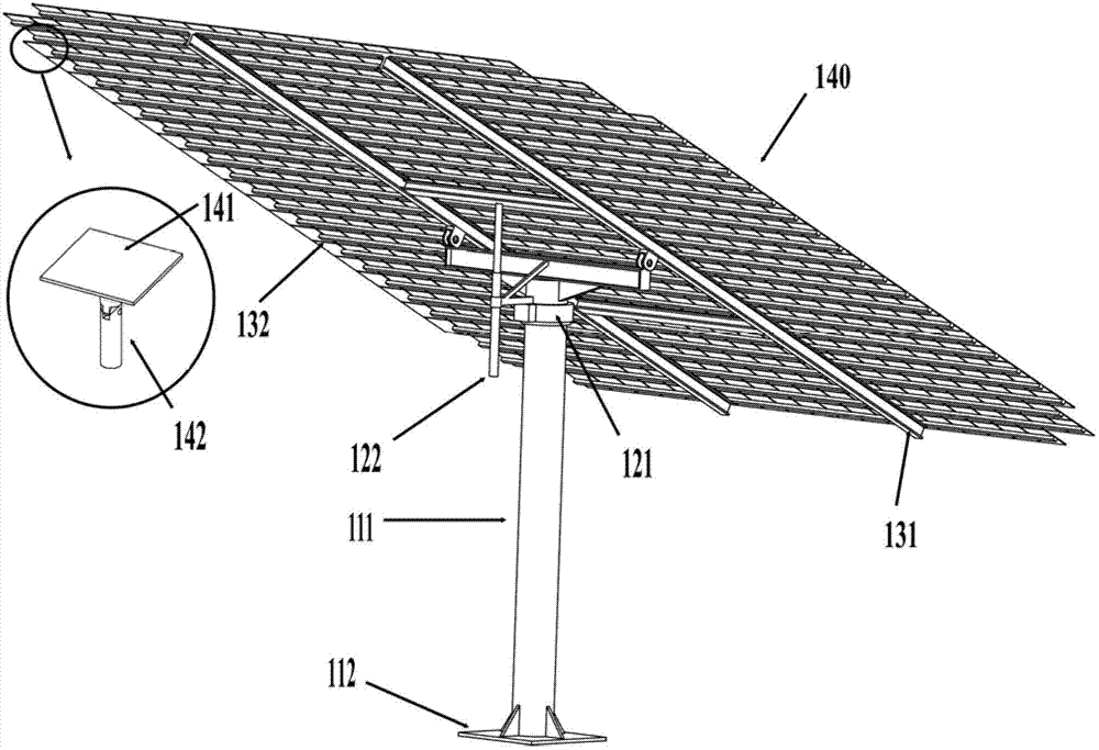 Multi-plane reflecting mirror solar energy condensation device