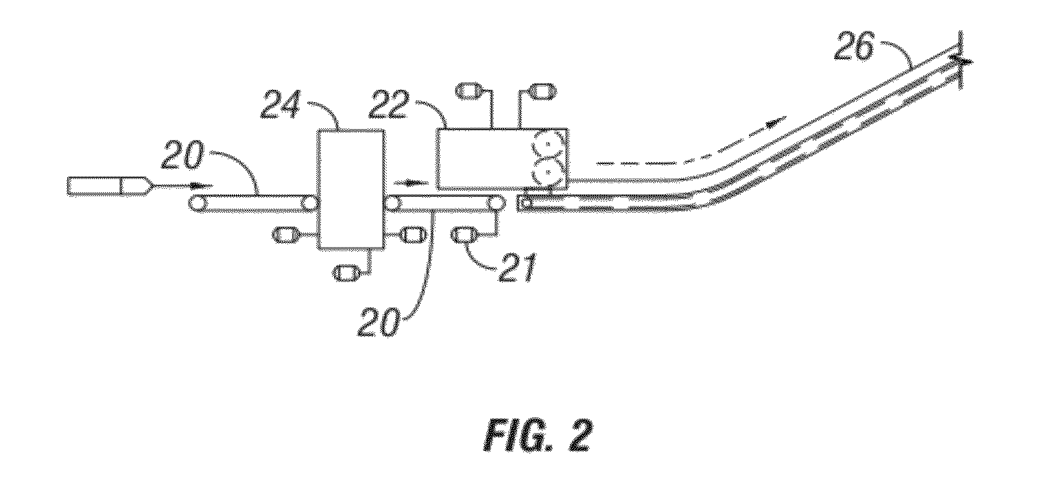 Automated process for handling bales for pellet production