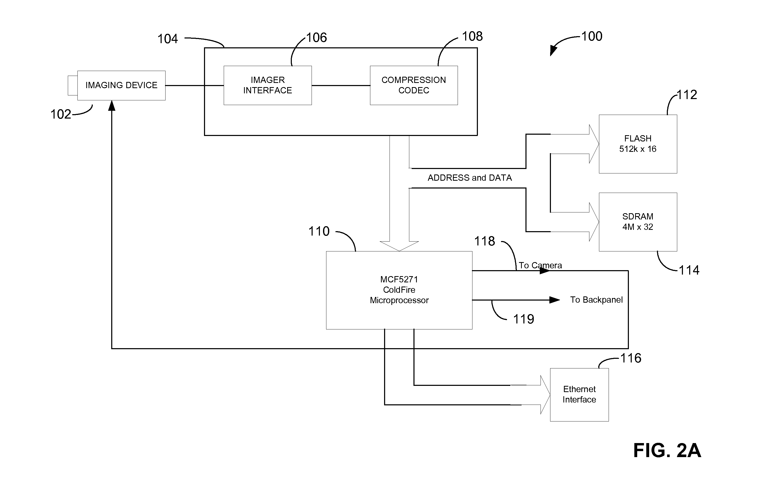 Multi-media imaging apparatus with compression and autofocus