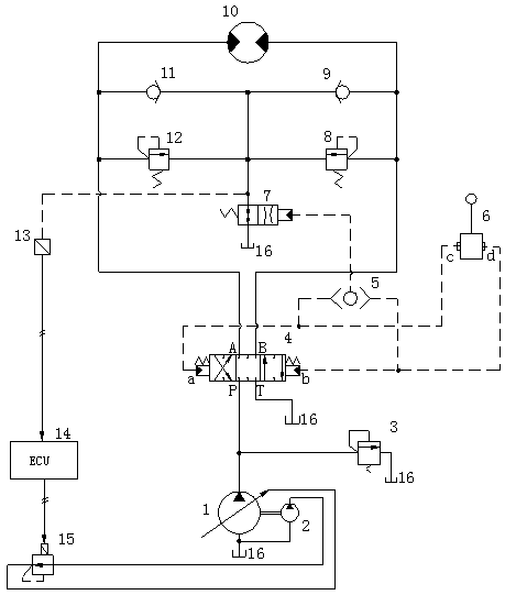 An Excavator Swing Energy Saving System