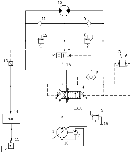 An Excavator Swing Energy Saving System