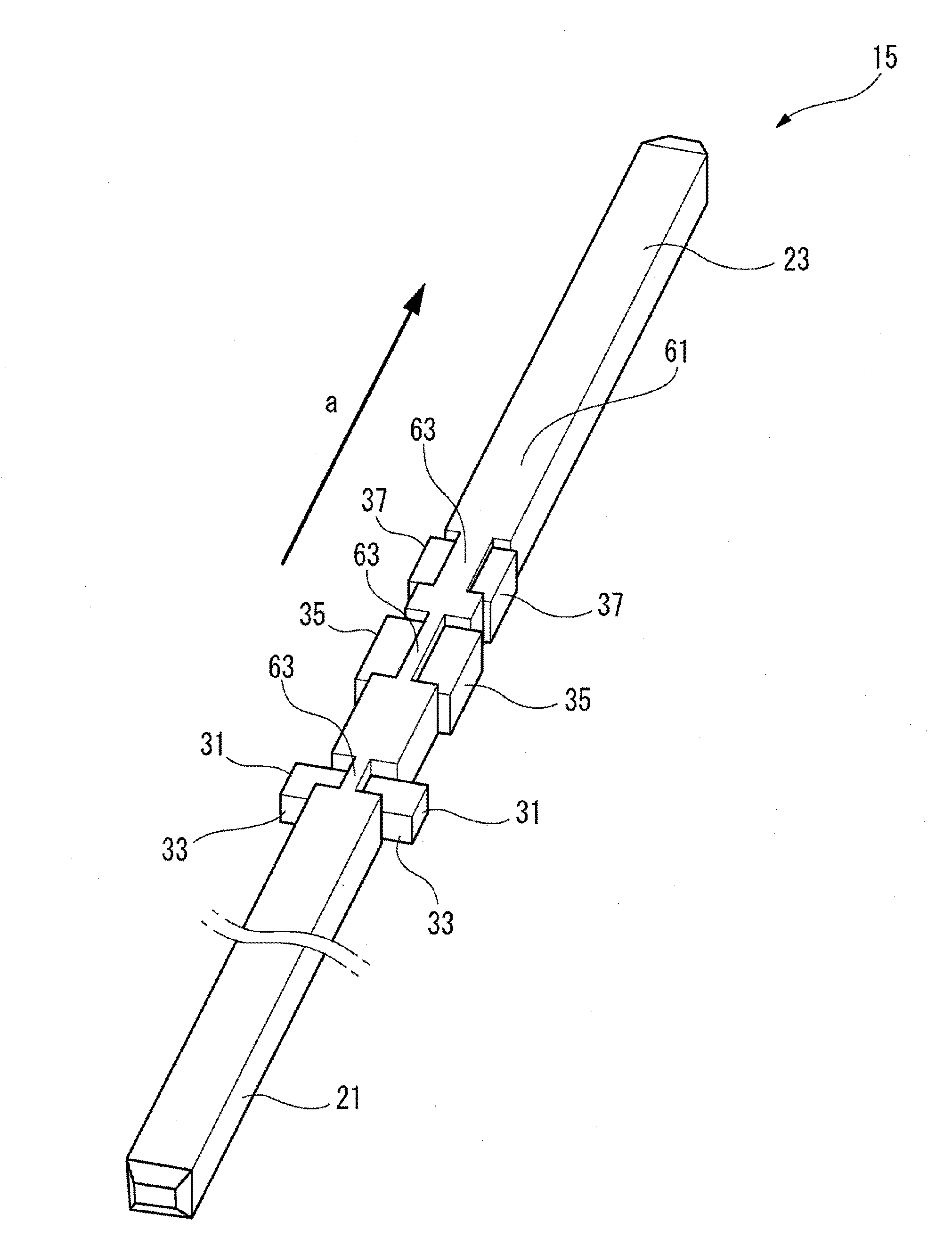 Terminal group and connector