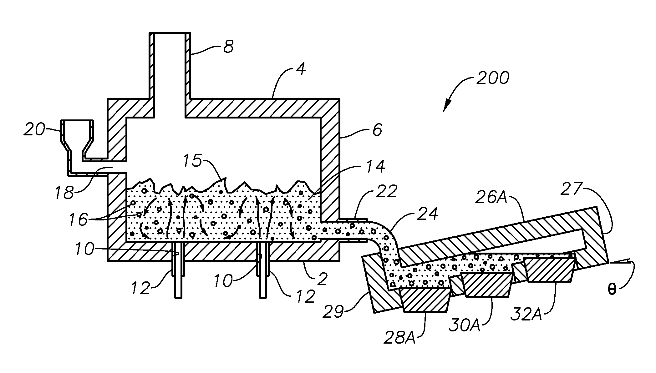 Process of using a submerged combustion melter to produce hollow glass fiber or solid glass fiber having entrained bubbles, and burners and systems to make such fibers