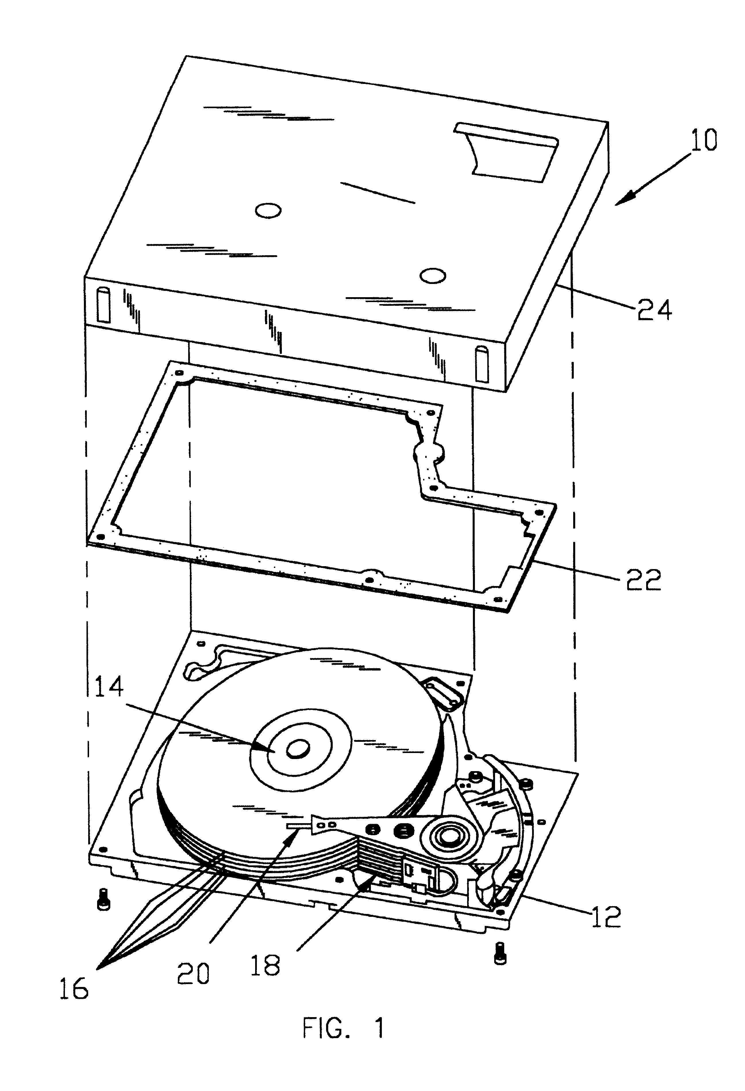 Design of a rigid disc plastic substrate with high stiffness insert