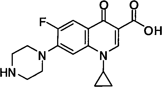 Time resolution immunoassay test kit and method of ciprofloxacin residual