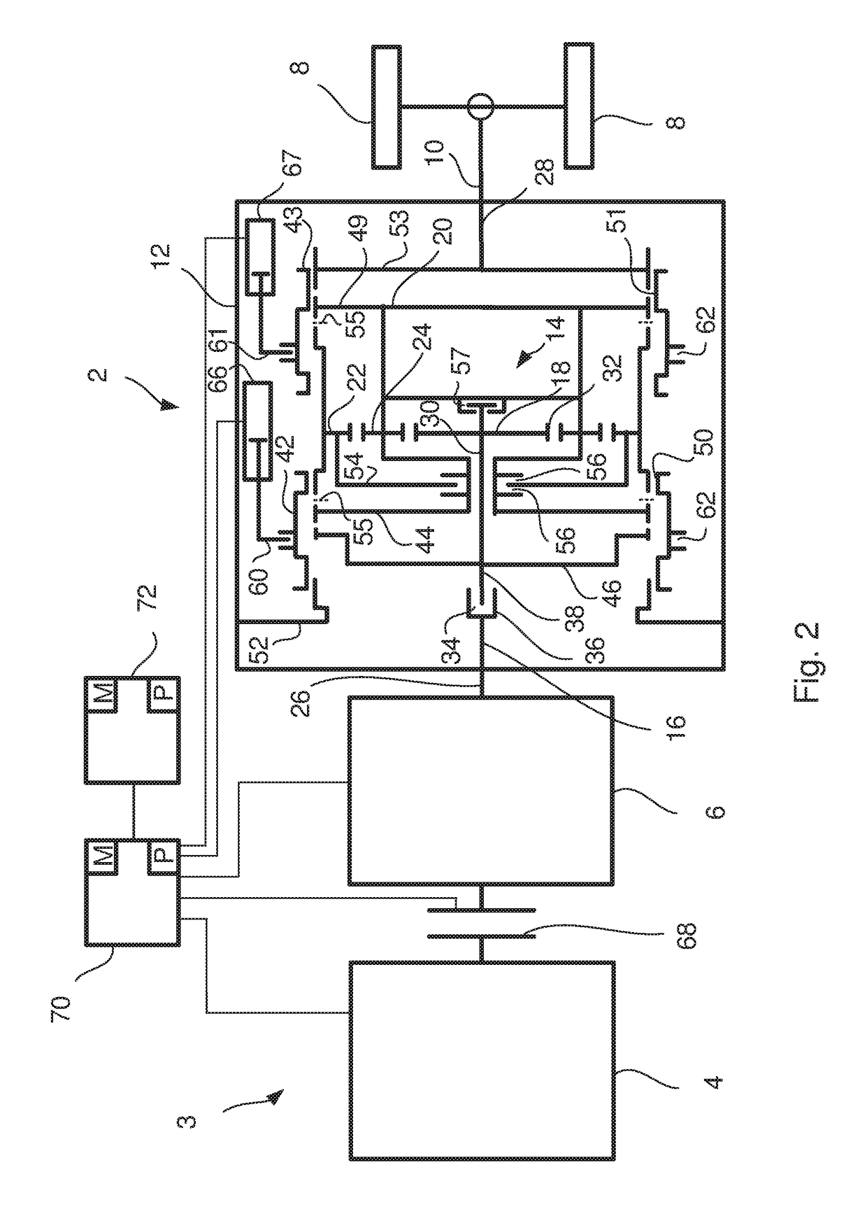 Gearbox for vehicles and vehicles comprising such a gearbox