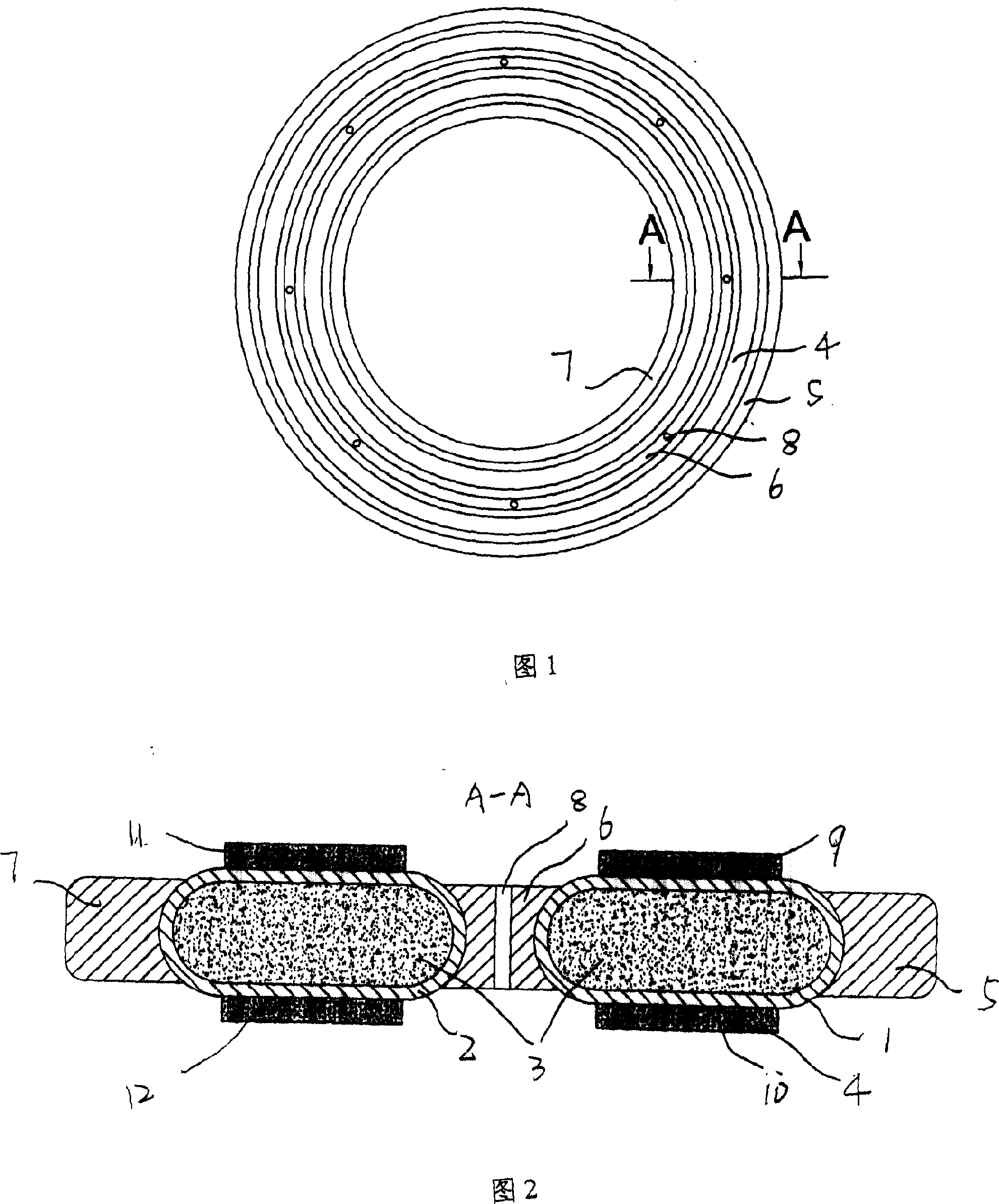 Dual-ring sealing washer and its mfg. method