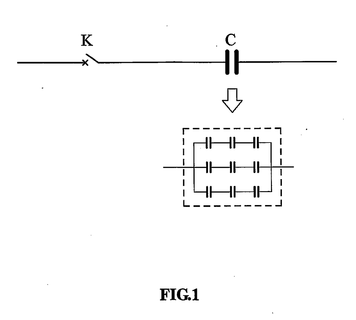 High-voltage intelligent switch alternating current capacitor