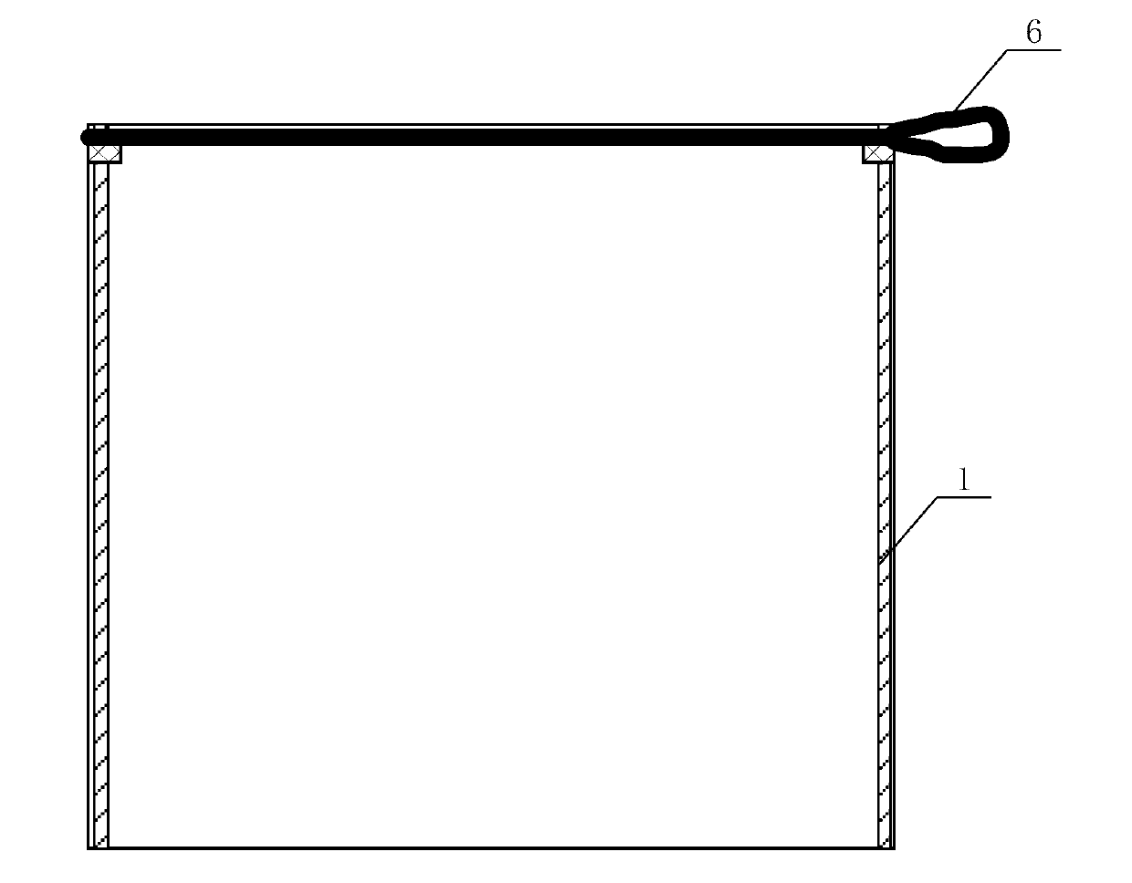 Disposable protective garment for nuclear industry and processing method after disposable protective garment is used