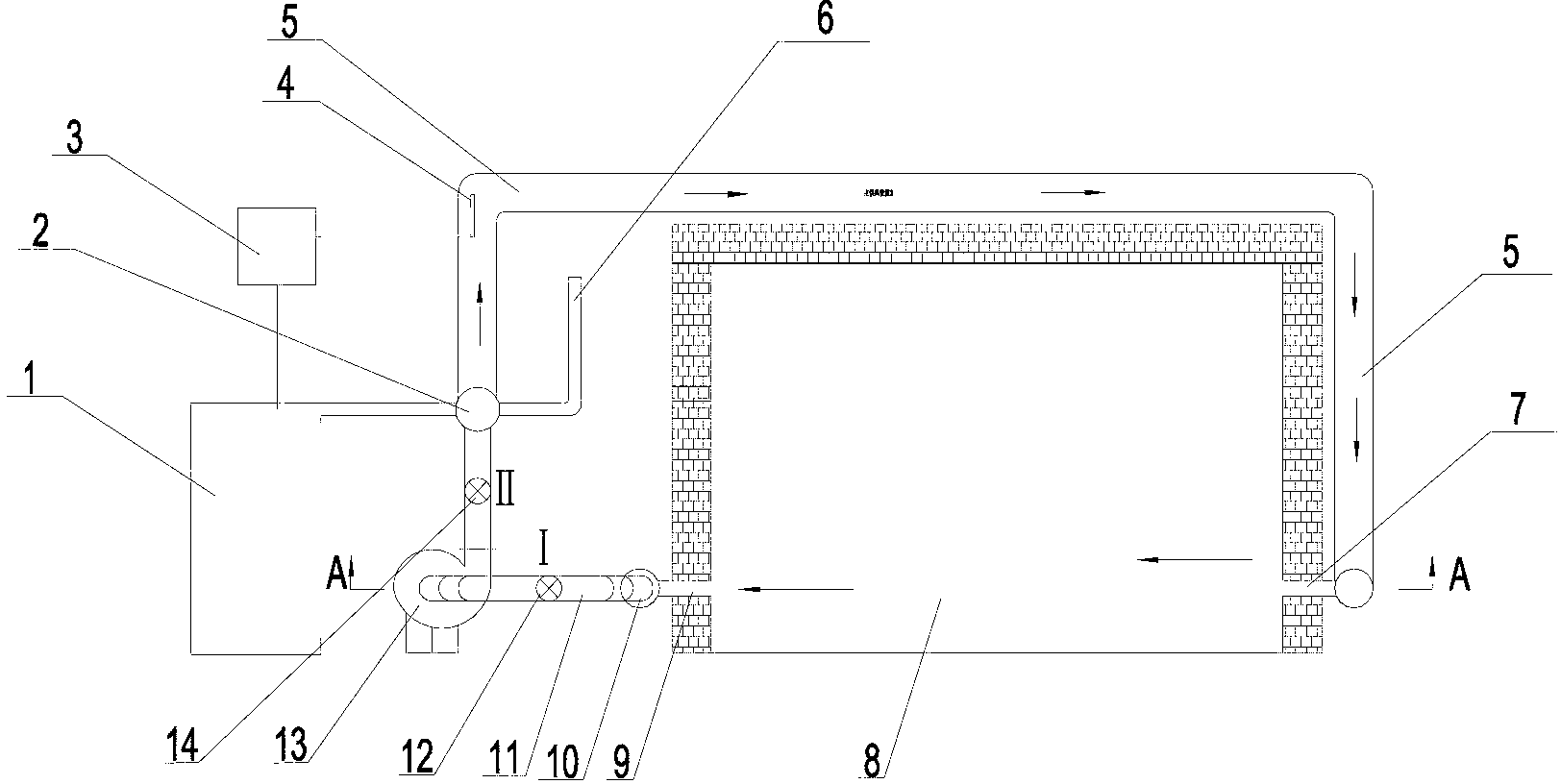 Efficient energy-saving environment-friendly intelligent drying kiln