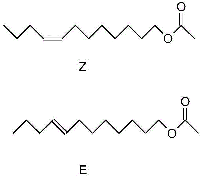 Synthetic method for (Z/E)-8-dodecylene-1-ol acetate compound