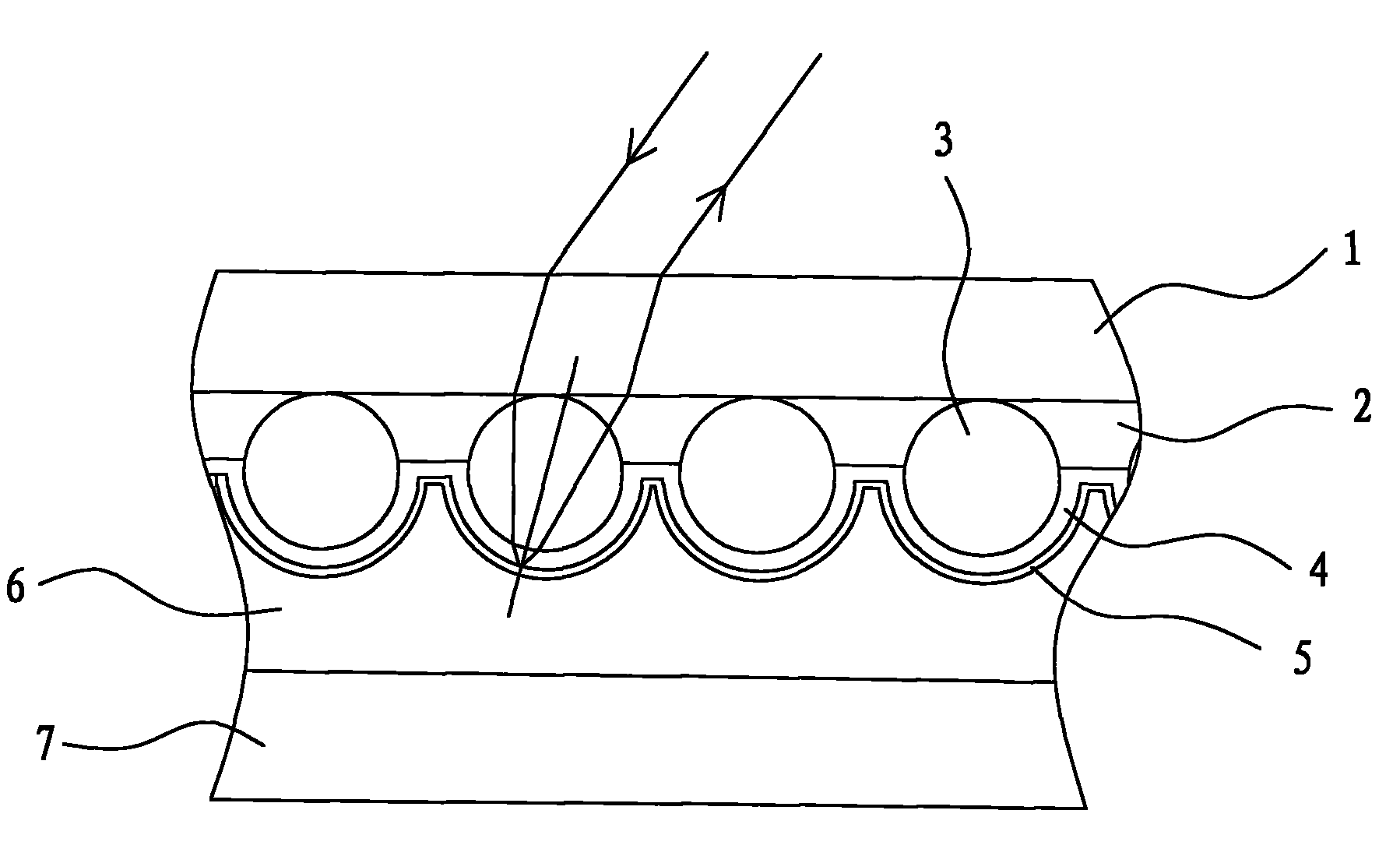 Preparation method of oriented reflective membrane surface material