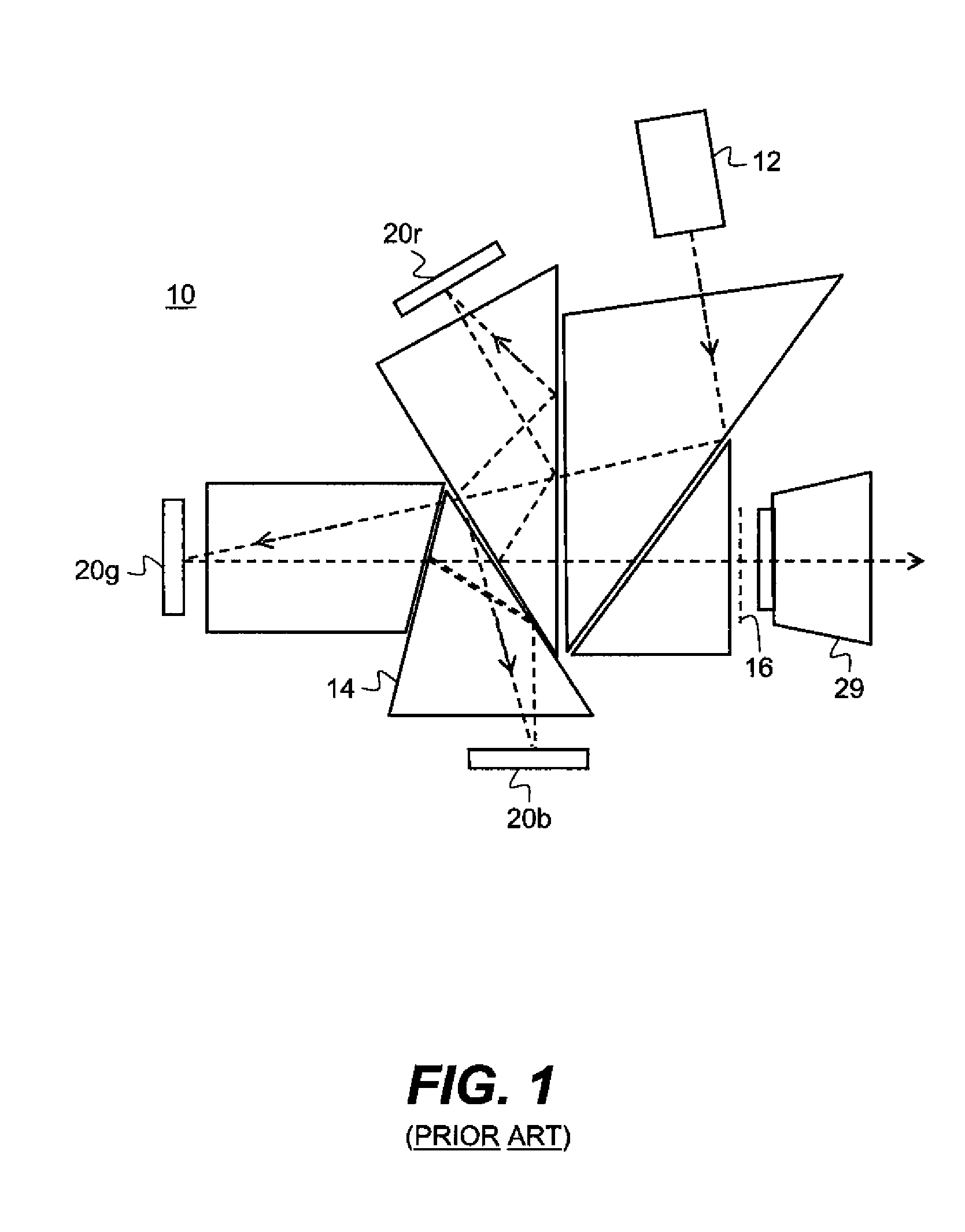 Stereoscopic projector with rotating segmented disk