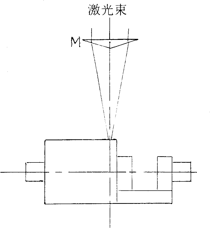 Laser welding method for sealing hollow thin case aluminum alloy piston body