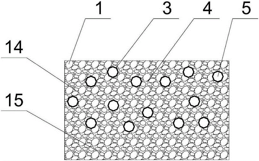 Composite liquid absorption core for loop heat pipe