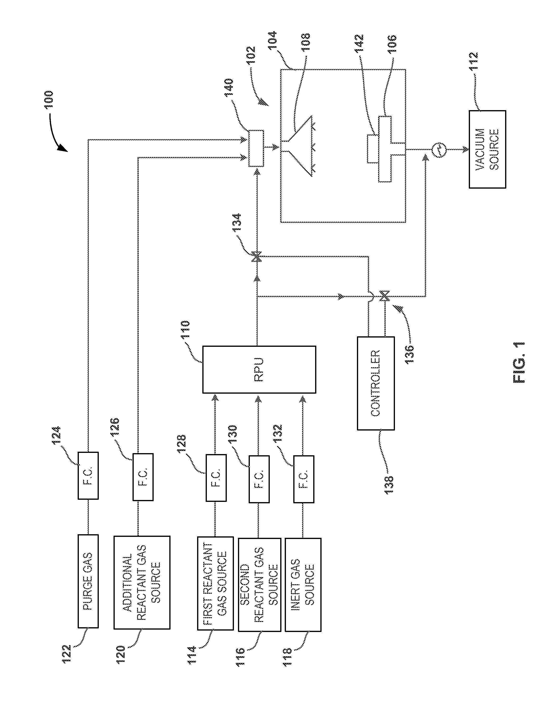 Pulsed remote plasma method and system