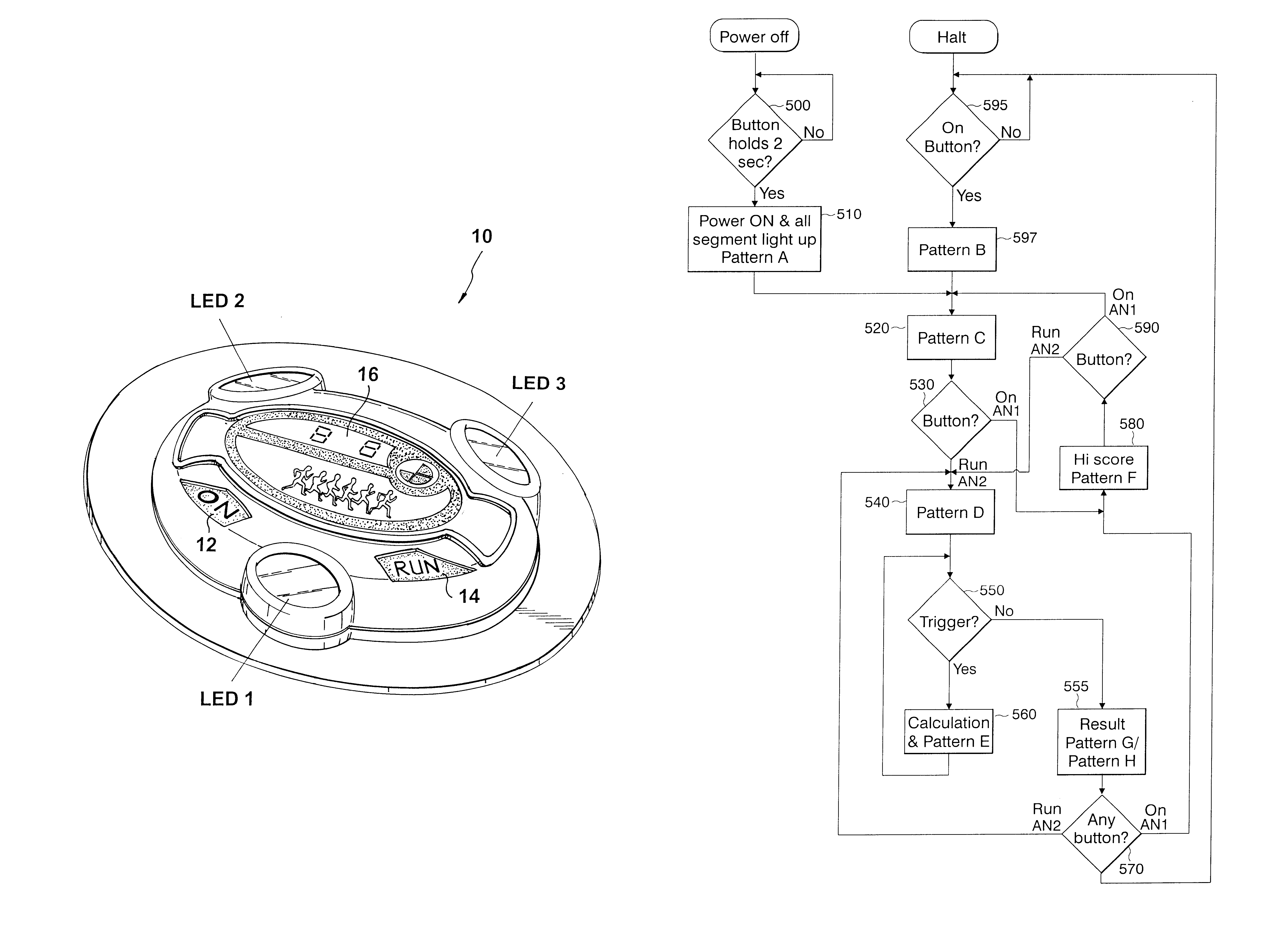 Apparatus and method for measuring the maximum speed of a runner over a prescribed distance