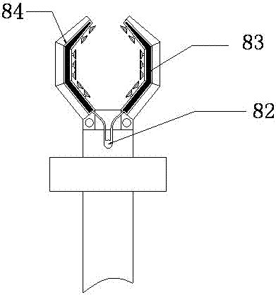 Automatic equipment part clamping mechanism