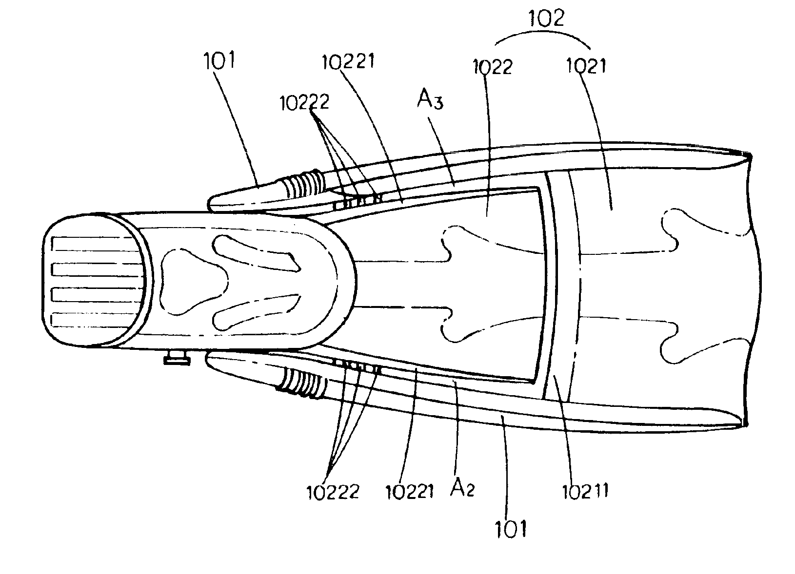 Diving fins