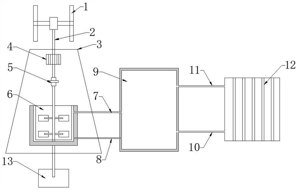 Liquid stirring type wind power heating unit and adaptation method thereof