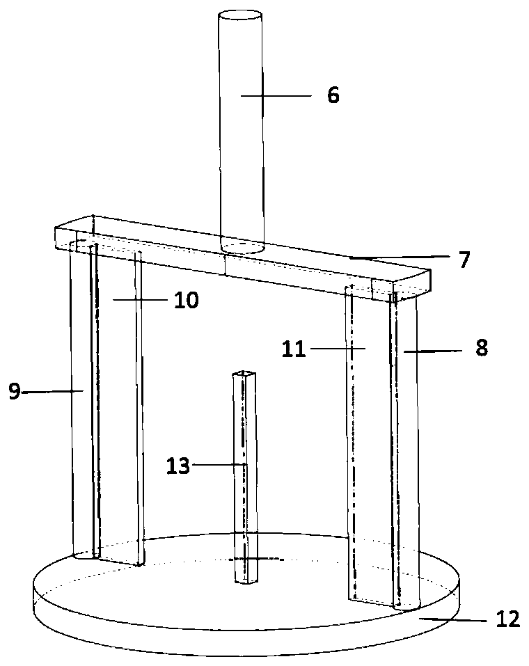 KDP crystalloid long-seed crystal single-cone growth method