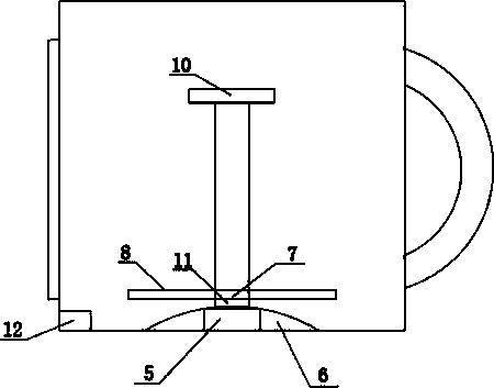 Automatic stirring cup