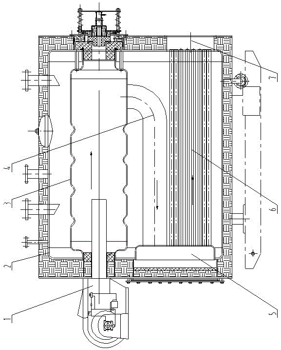 Flameless Combustion Compact Arrangement Horizontal Internal Combustion Fire Tube Hot Water Boiler