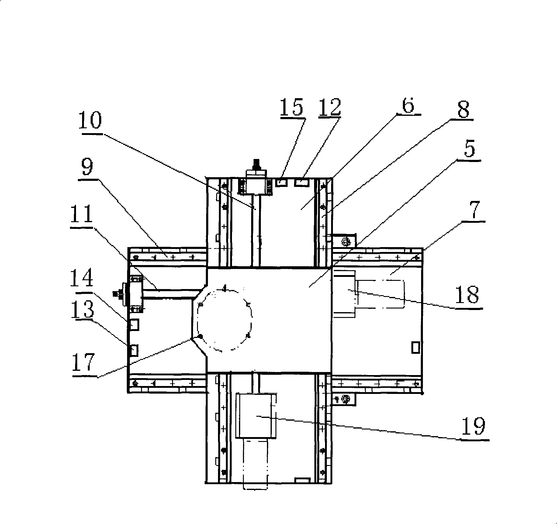 Automatic measuring system of antenna phase center