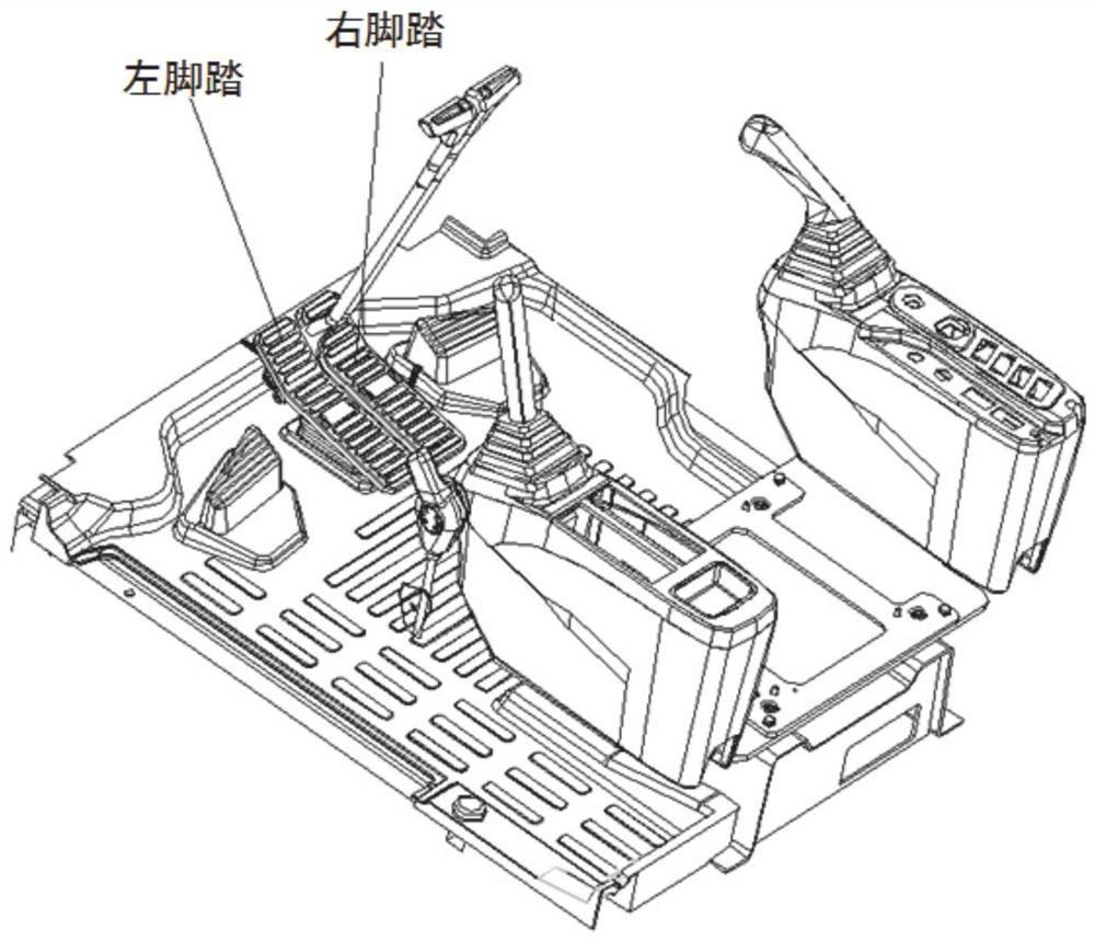 Walking control system and method and mechanical device