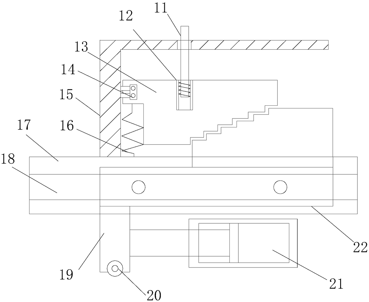 Precise vertical tile sticking device for decoration