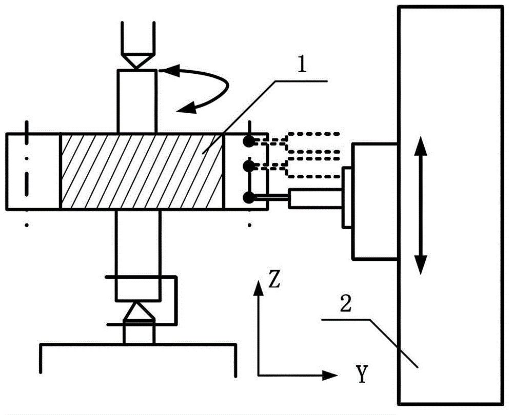 Measurement method of large gear free of installation and regulation