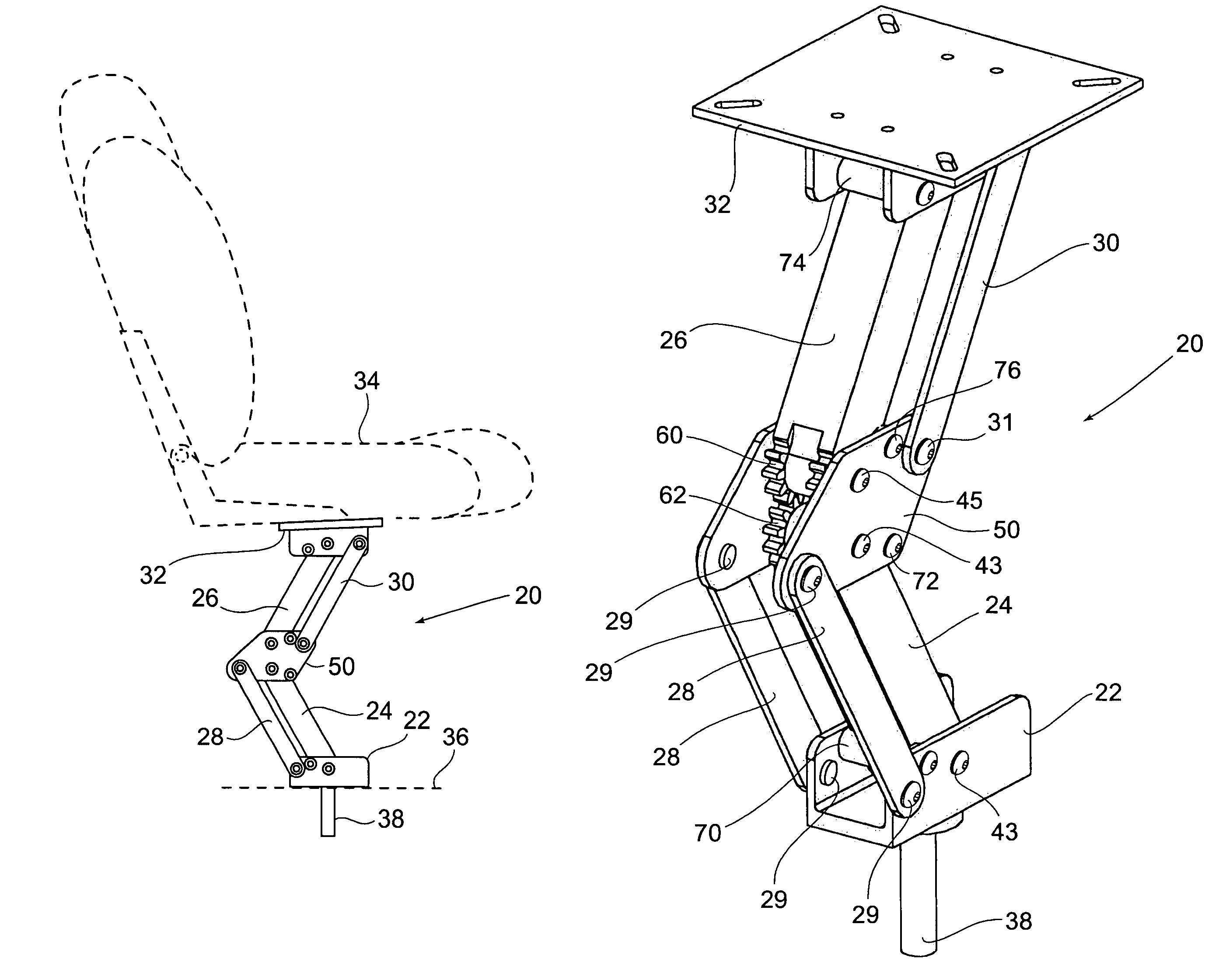 Support mechanism