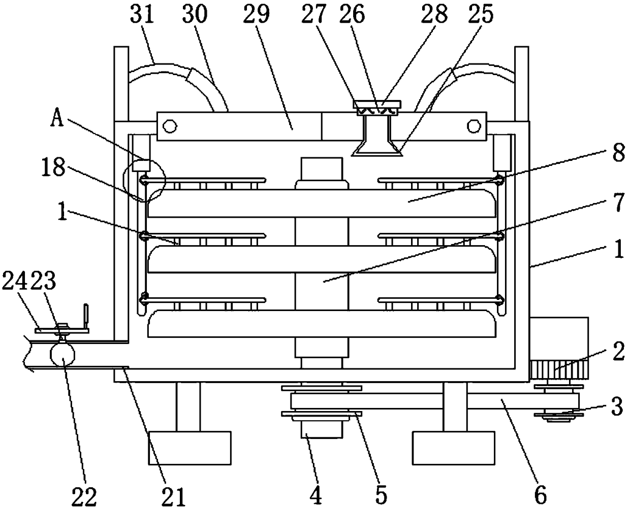 Cleaning device used for clinical laboratory