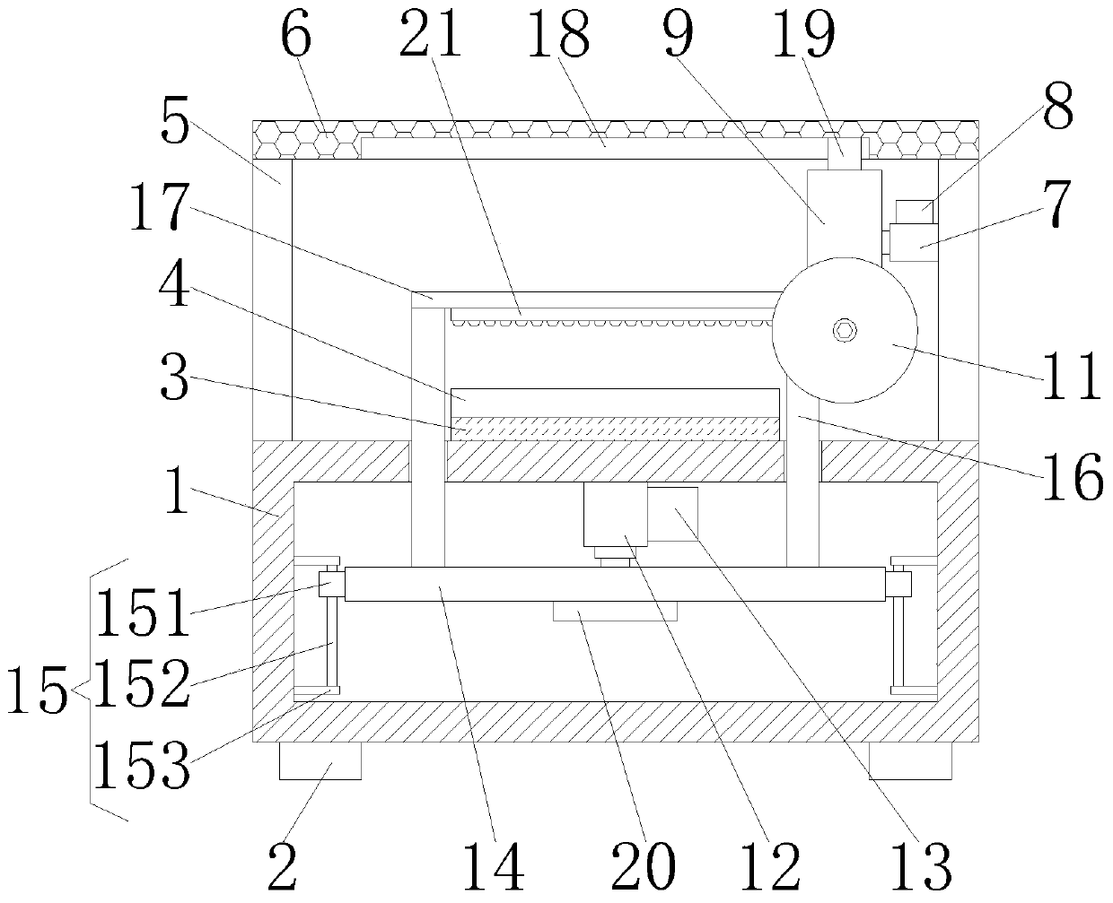 Cutting device for vanadium-nitrogen alloy production